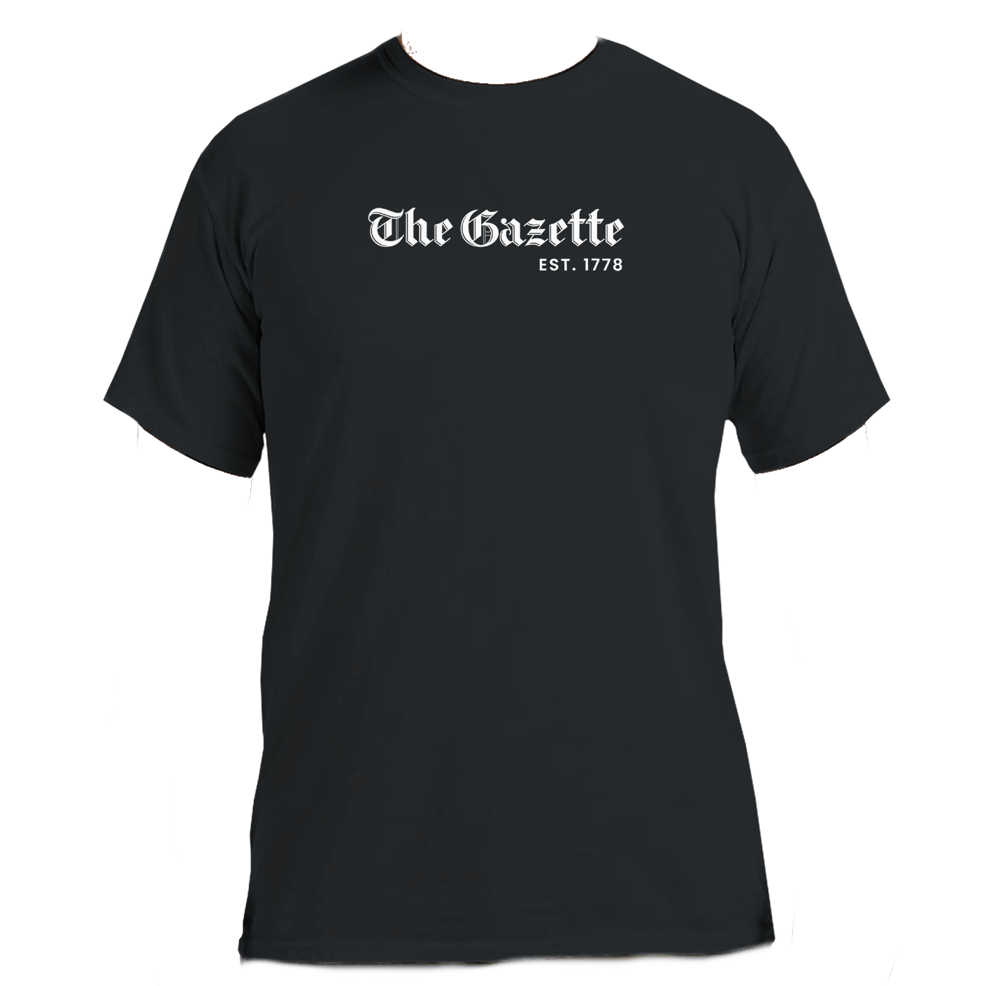 Gazette 1778 Crewneck t-shirt