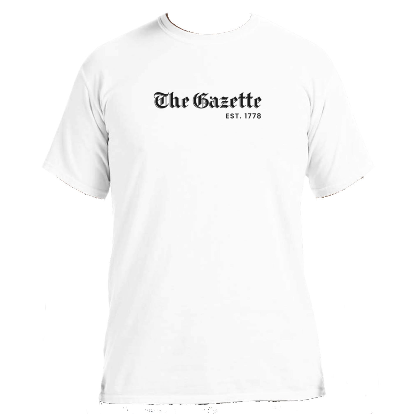Gazette 1778 Crewneck t-shirt
