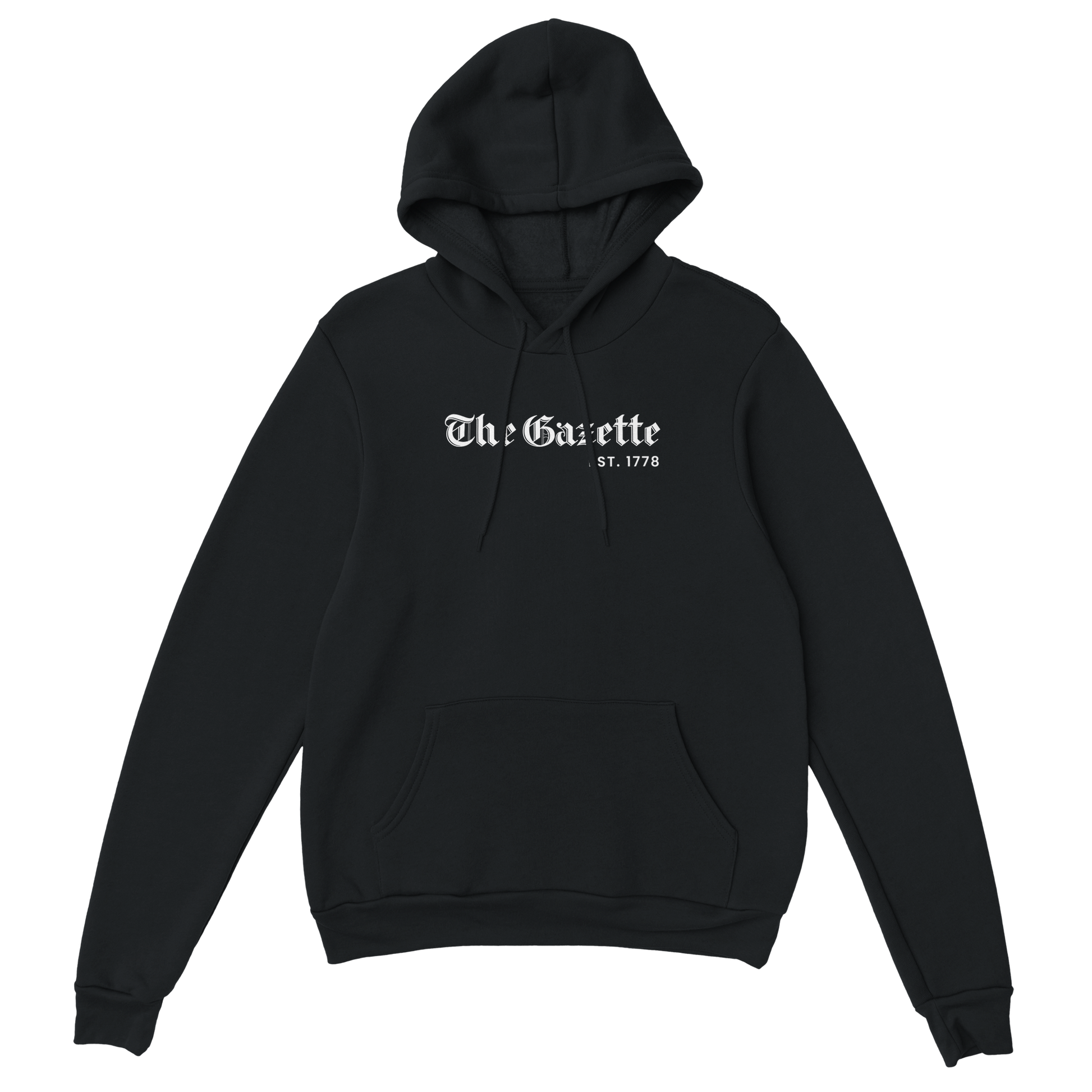 Gazette 1778 Pullover Hoodie – SHOP POSTMEDIA Gazette 1778 Pullover Hoodie – SHOP POSTMEDIA
